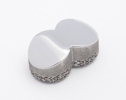 Cobalt chrome and titanium implant